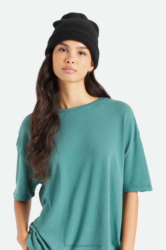 Brixton Accessories Black Men Heist Beanie HFR00P315