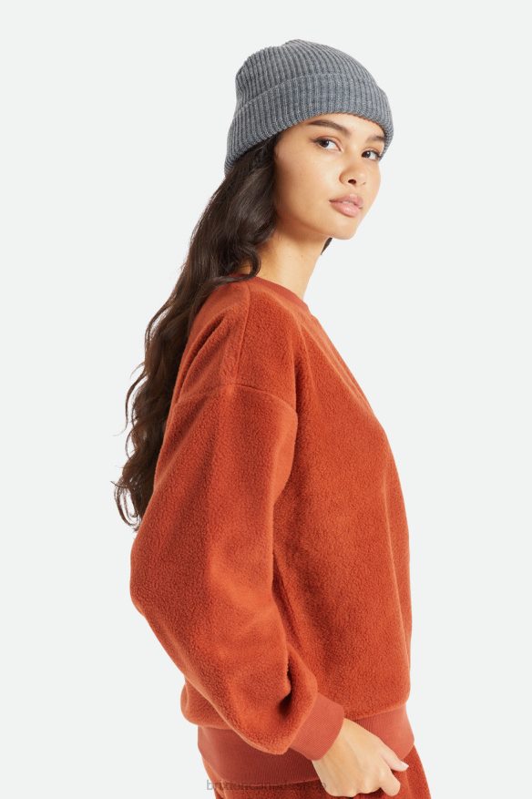 Brixton Accessories Heather Grey Men Heist Beanie HFR00P323