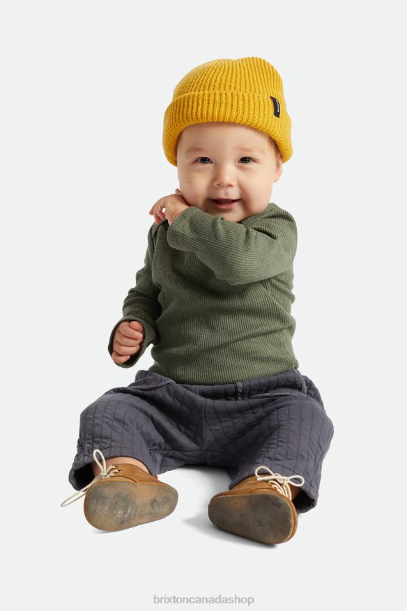 Brixton Accessories Mustard Men Baby Heist Beanie HFR00P341