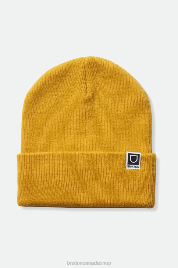 Brixton Accessories Mustard Men Harbor Beta Watch Cap Beanie HFR00P335