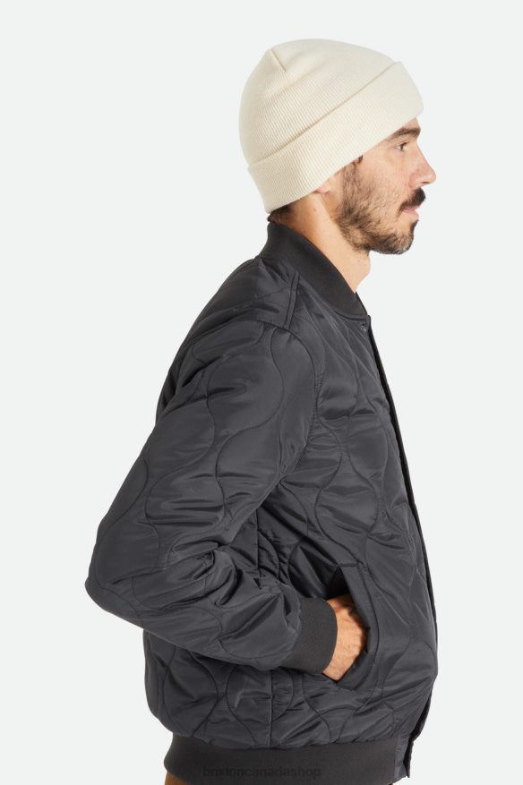 Brixton Accessories Off White Men Harbor Beta Watch Cap Beanie HFR00P333