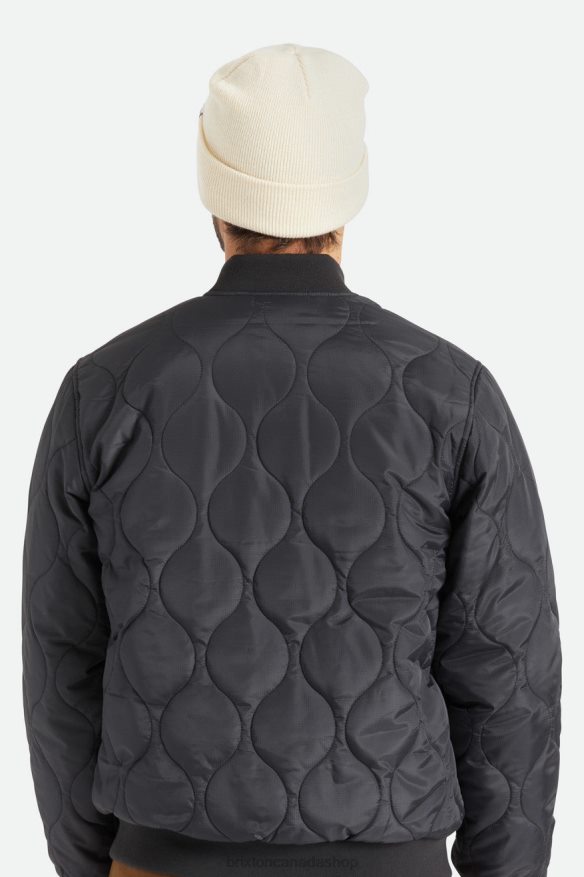 Brixton Accessories Off White Men Harbor Beta Watch Cap Beanie HFR00P333