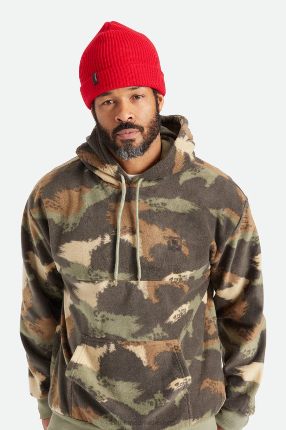 Brixton Accessories Red Men Heist Beanie HFR00P325