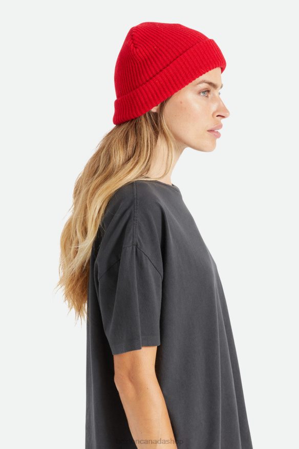 Brixton Accessories Red Men Heist Beanie HFR00P325