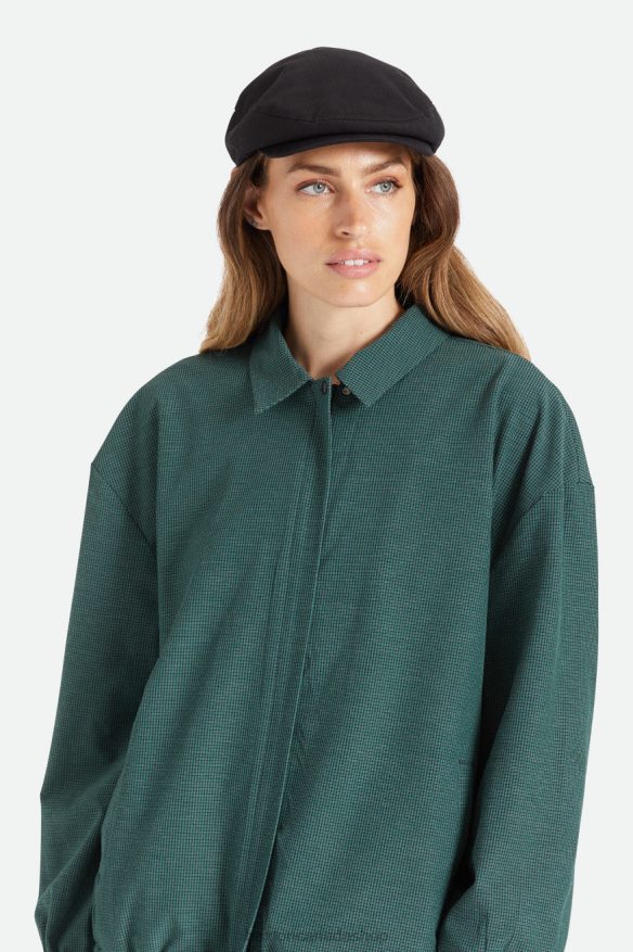 Brixton Accessories Black Men Hooligan Flat Cap HFR00P297