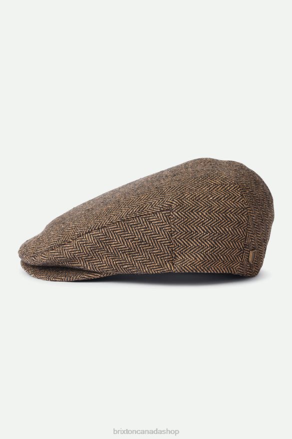 Brixton Accessories Brown/Khaki Men Hooligan Flat Cap HFR00P298