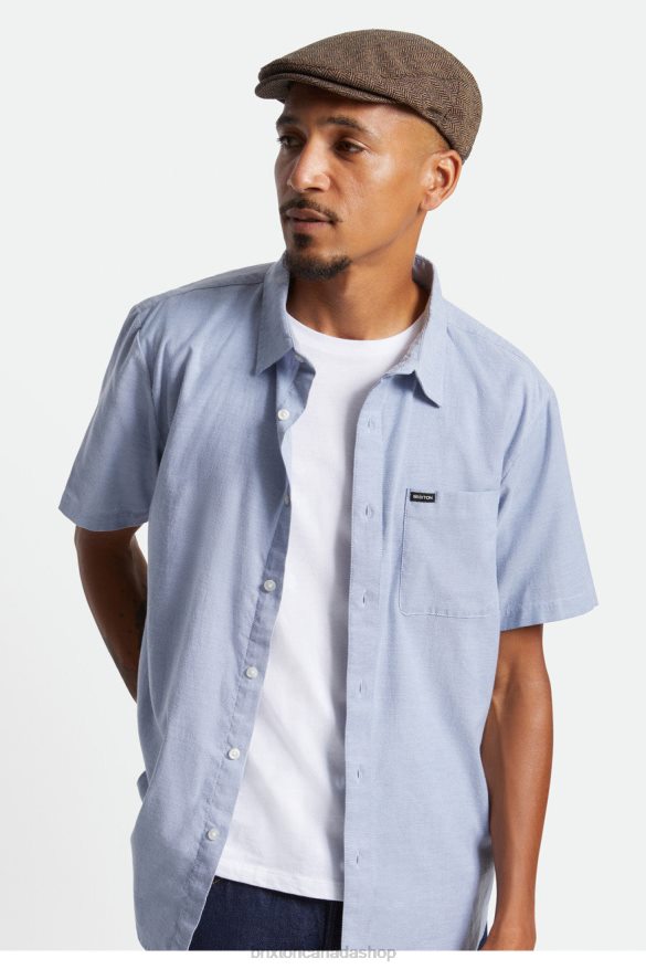 Brixton Accessories Brown/Khaki Men Hooligan Flat Cap HFR00P298