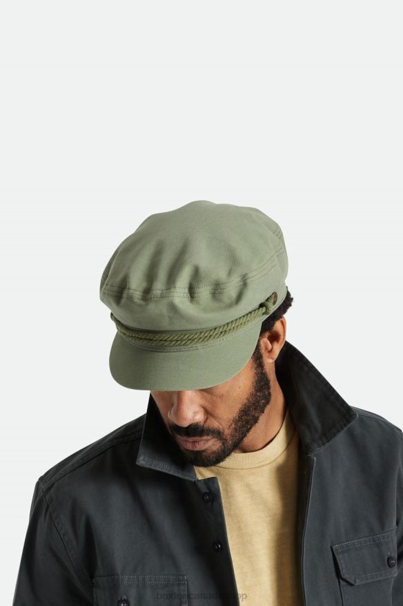 Brixton Accessories Olive Surplus Men Fiddler Fisherman Cap HFR00P307