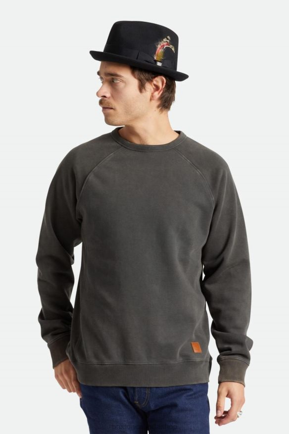 Brixton Accessories Black Men Gain Fedora HFR00P208