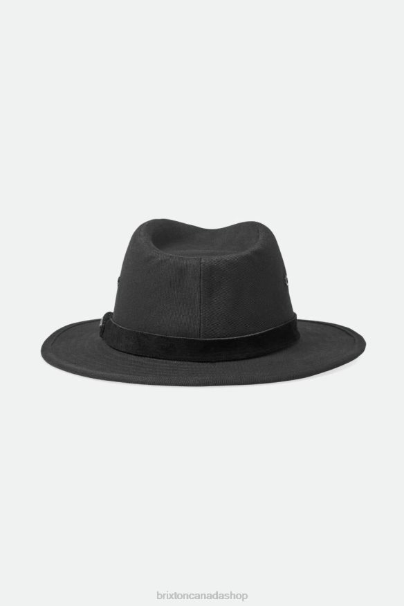 Brixton Accessories Black Men Messer Adventure Fedora HFR00P230