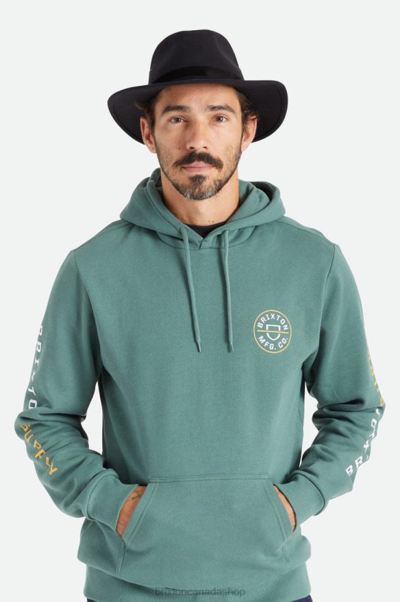 Brixton Accessories Black Men Messer Adventure Fedora HFR00P230