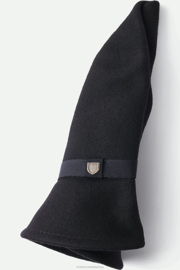 Brixton Accessories Black Men Messer Packable Fedora HFR00P225