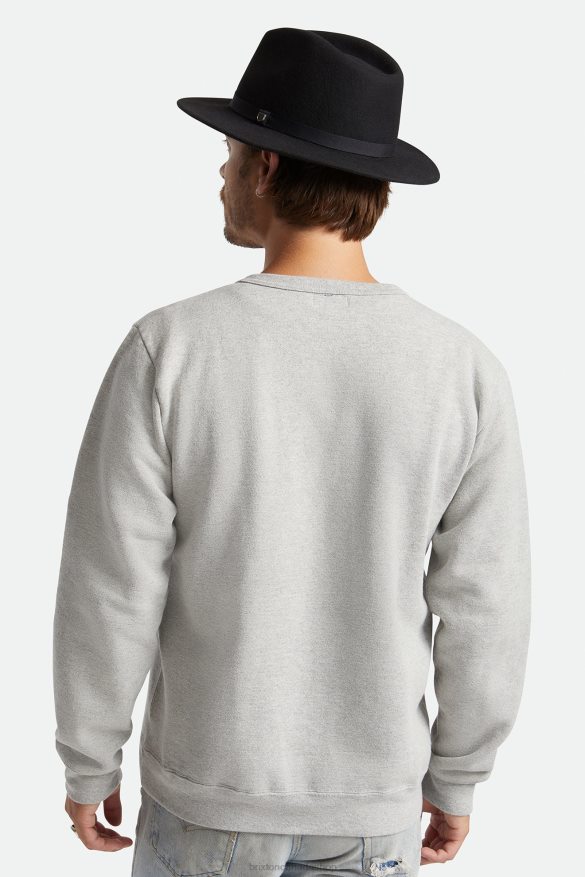 Brixton Accessories Black Men Messer Packable Fedora HFR00P225