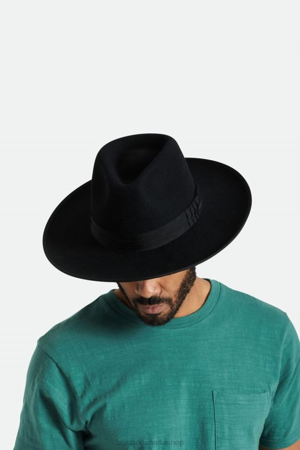 Brixton Accessories Black Men Reno Fedora HFR00P220