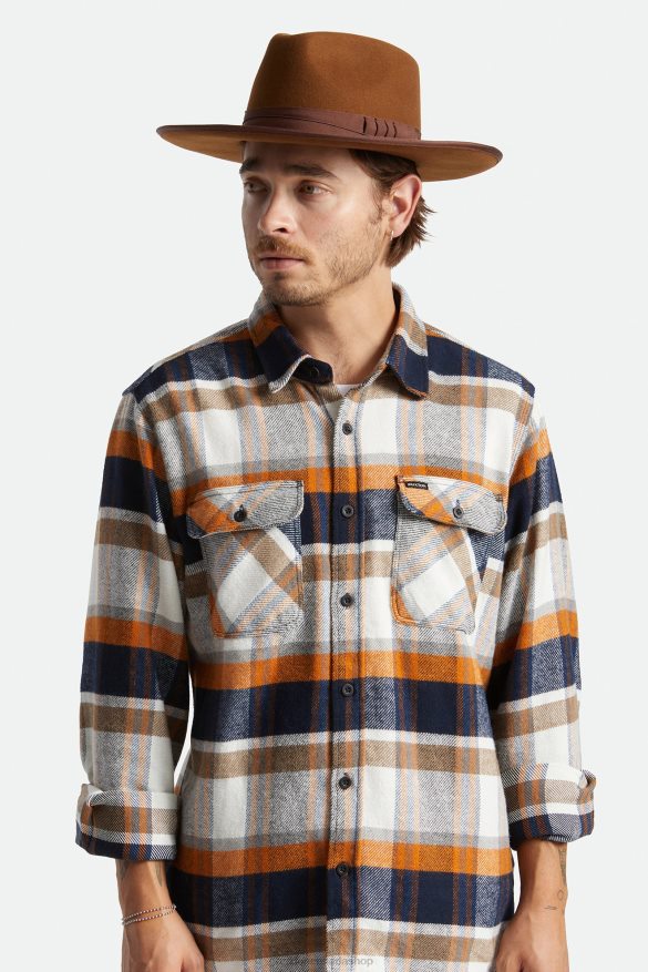 Brixton Accessories Coffee Men Reno Fedora HFR00P217