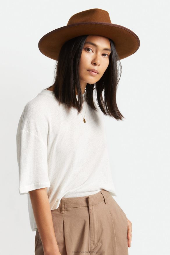 Brixton Accessories Coffee Men Reno Fedora HFR00P217