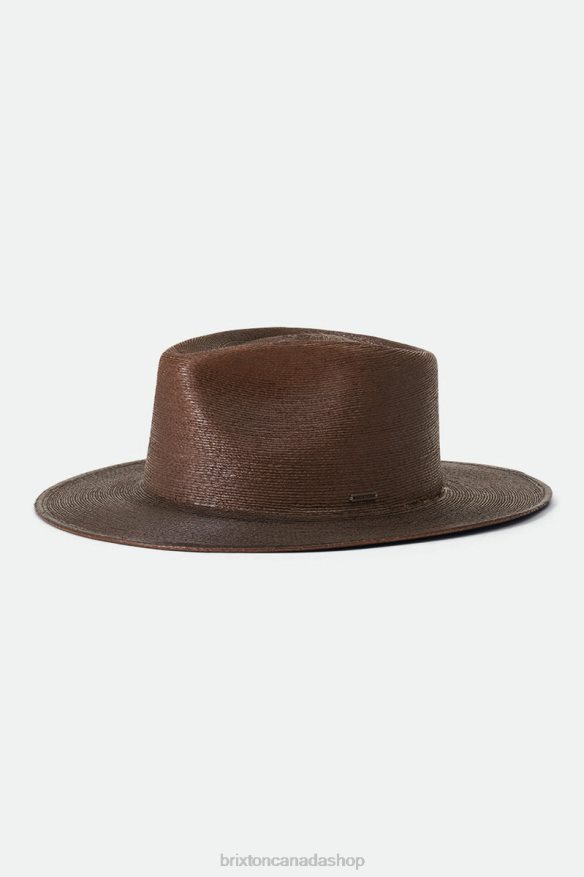 Brixton Accessories Deep Brown Men Marcos Fedora HFR00P183