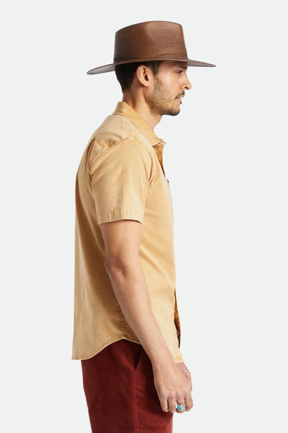 Brixton Accessories Deep Brown Men Marcos Fedora HFR00P183