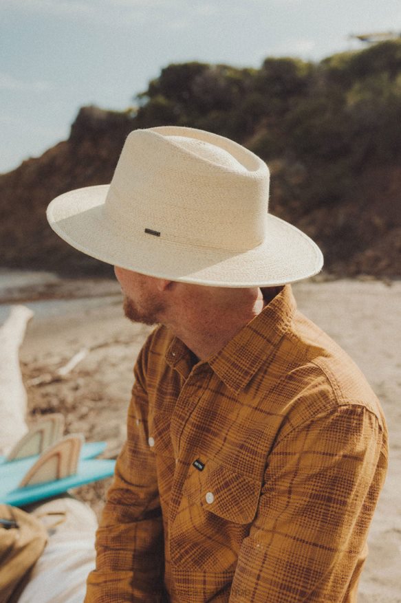 Brixton Accessories Natural Men Marcos Fedora HFR00P182