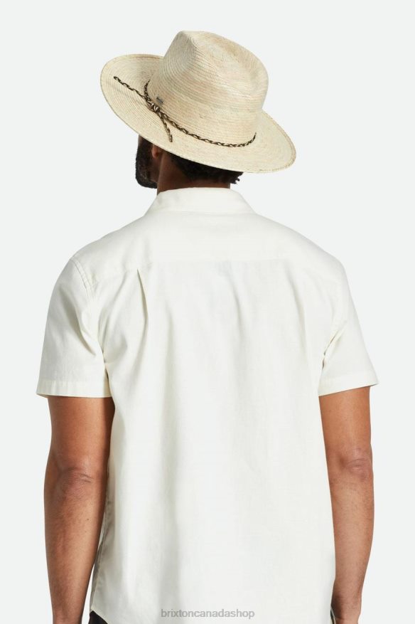 Brixton Accessories Natural Men Messer Western Straw Fedora HFR00P178