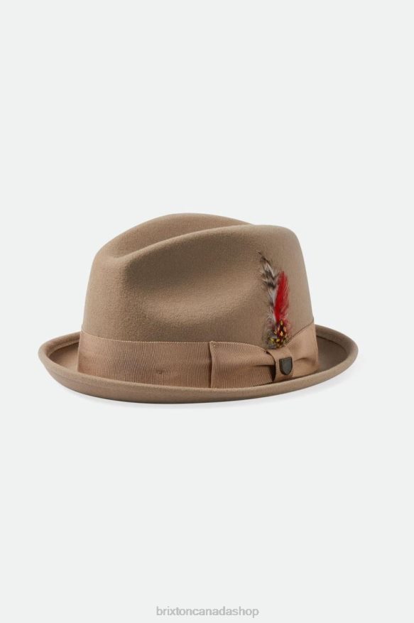 Brixton Accessories Sand/Mojave Men Gain Fedora HFR00P209