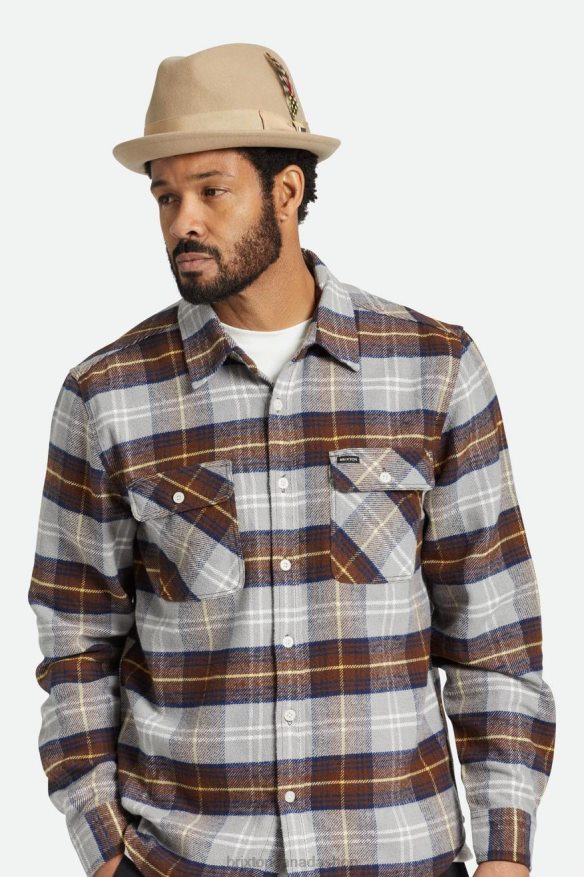 Brixton Accessories Sand/Mojave Men Gain Fedora HFR00P209