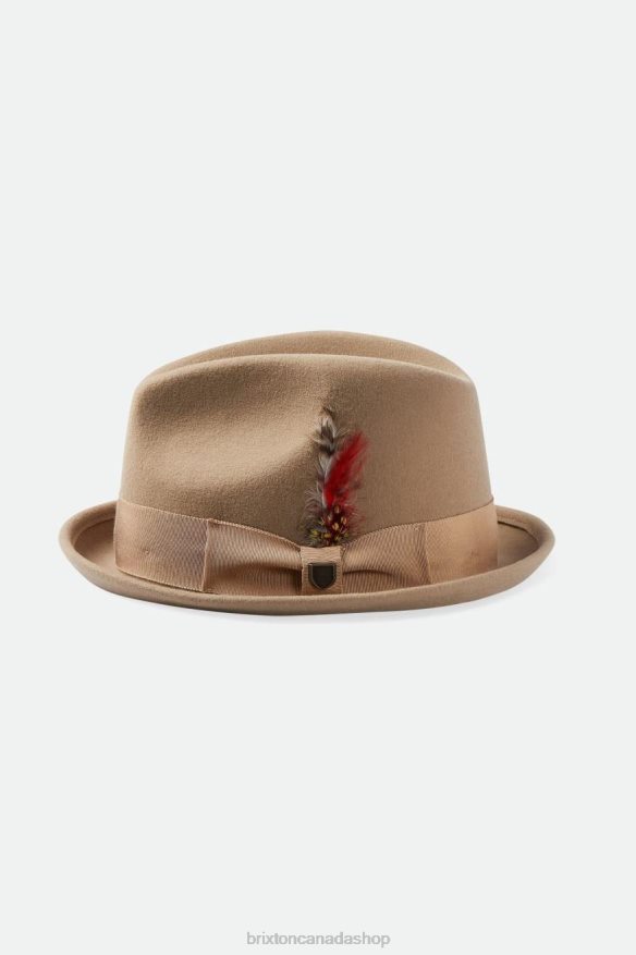 Brixton Accessories Sand/Mojave Men Gain Fedora HFR00P209