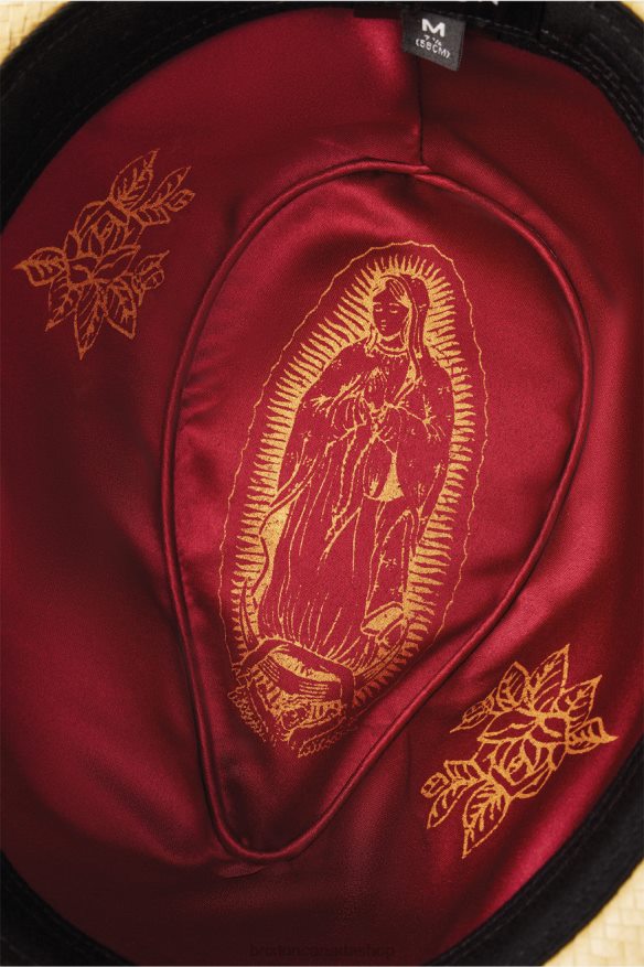 Brixton Accessories Tan Men Castor Straw Fedora HFR00P174