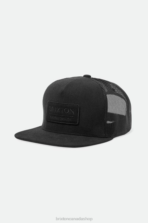 Brixton Accessories Black Men Palmer Proper MP Trucker Hat HFR00P243