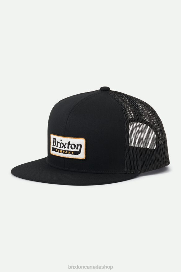 Brixton Accessories Black Men Steadfast HP Trucker Hat HFR00P285