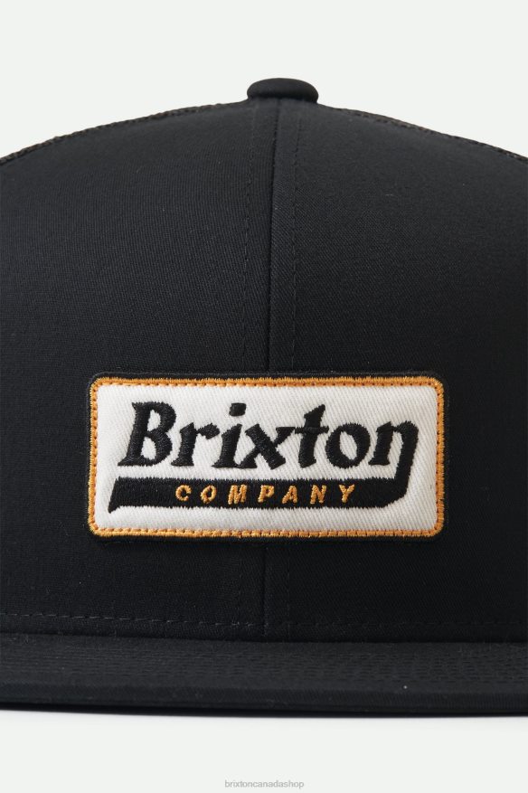 Brixton Accessories Black Men Steadfast HP Trucker Hat HFR00P285