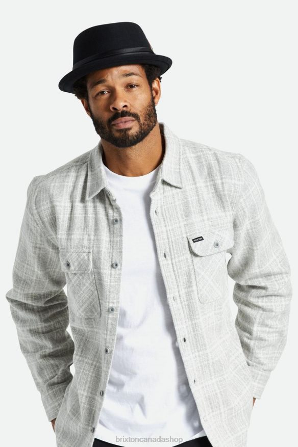 Brixton Accessories Black Men Stout Pork Pie HFR00P215