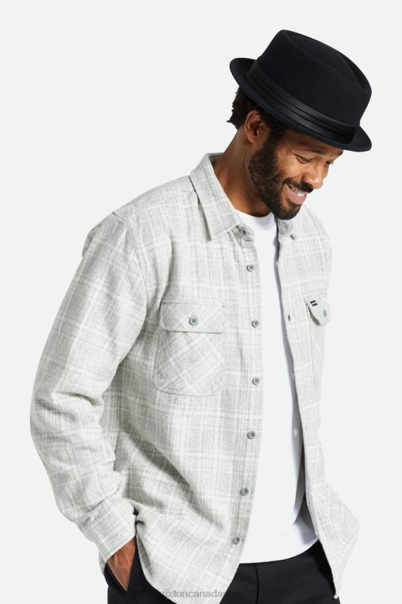 Brixton Accessories Black Men Stout Pork Pie HFR00P215