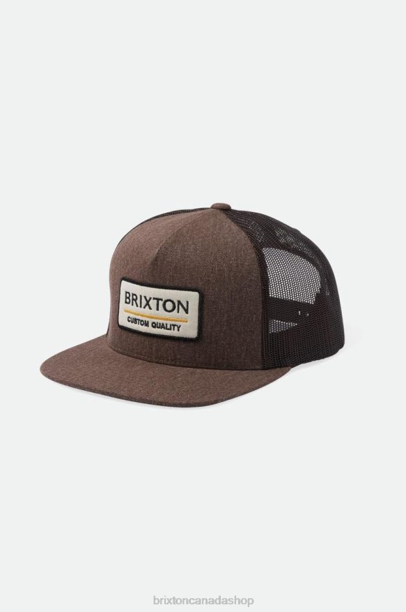 Brixton Accessories Dark Earth Men Palmer Proper MP Trucker Hat HFR00P244