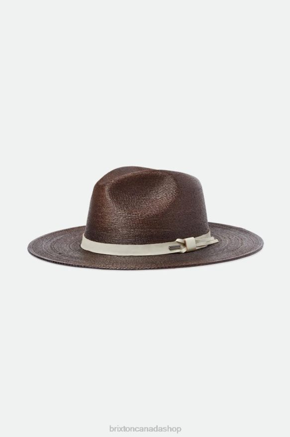 Brixton Accessories Dark Earth/Natural Men Field Proper Straw Hat HFR00P191