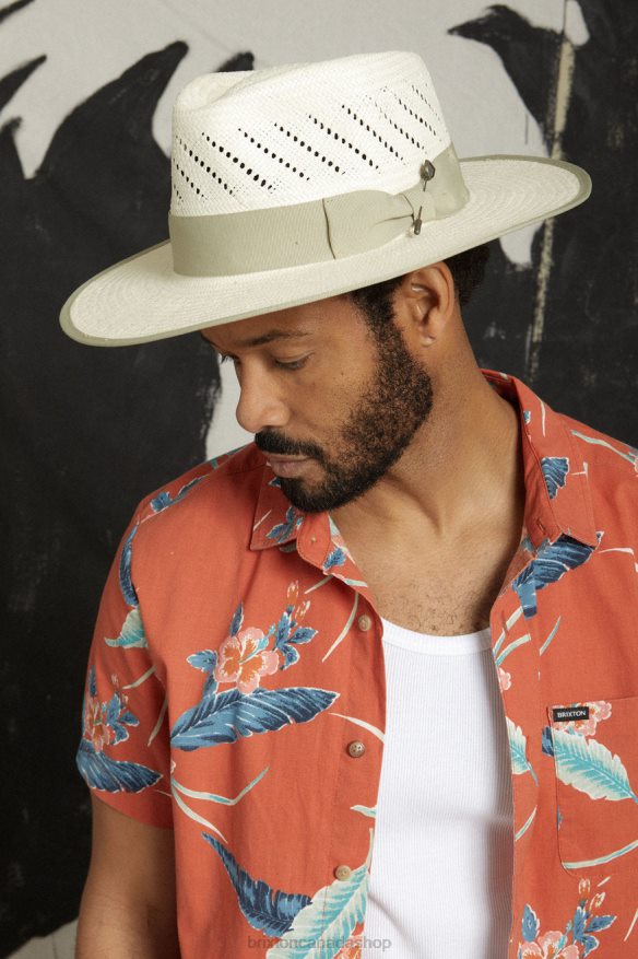 Brixton Accessories Natural Men Bandera Reserve Straw Hat HFR00P177