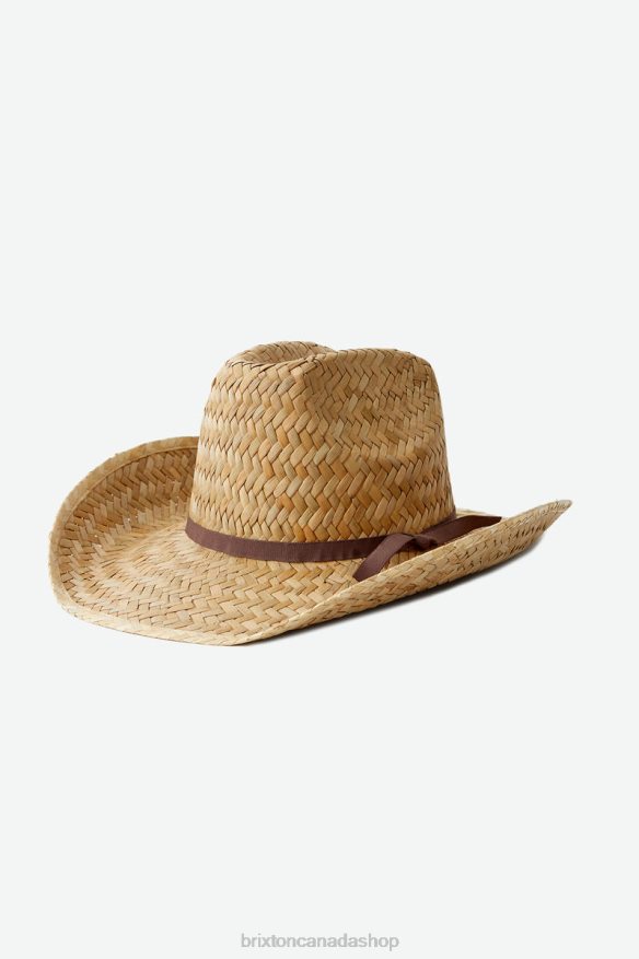 Brixton Accessories Natural Men Houston Straw Cowboy Hat HFR00P195