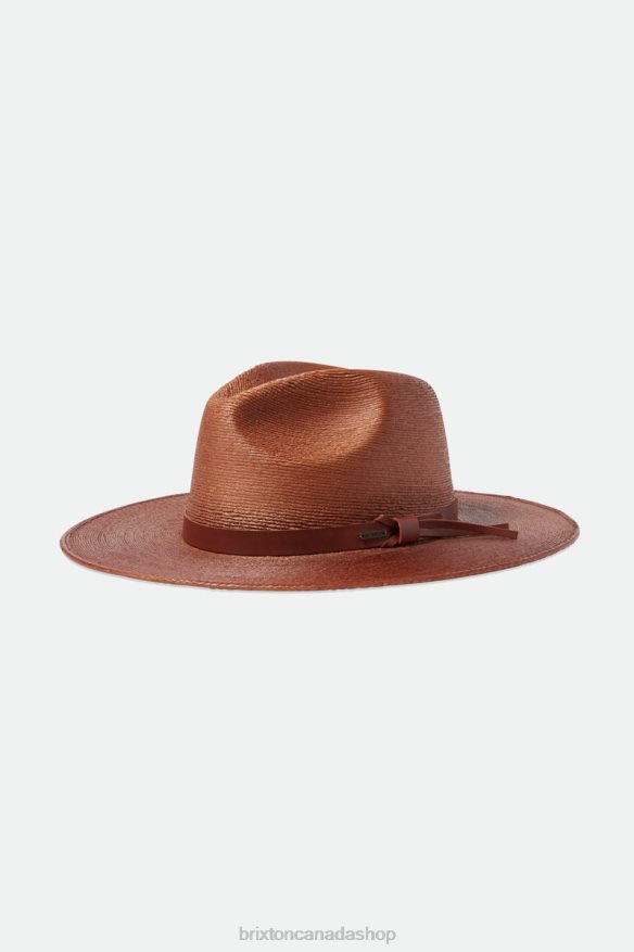 Brixton Accessories Rust Men Field Proper Straw Hat HFR00P193