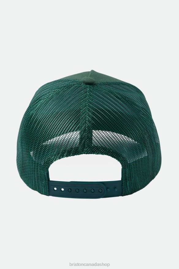 Brixton Accessories Spruce Men Alpha Block Netplus Trucker Hat HFR00P274