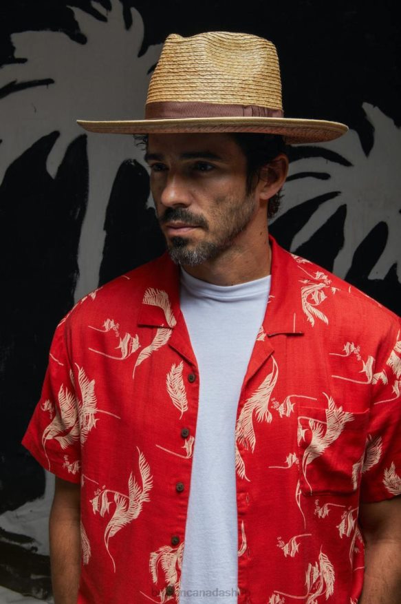 Brixton Accessories Tan Men Reno Straw Hat HFR00P180