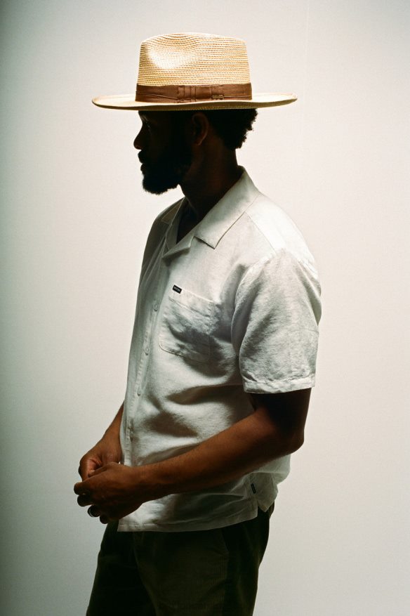 Brixton Accessories Tan Men Reno Straw Hat HFR00P180