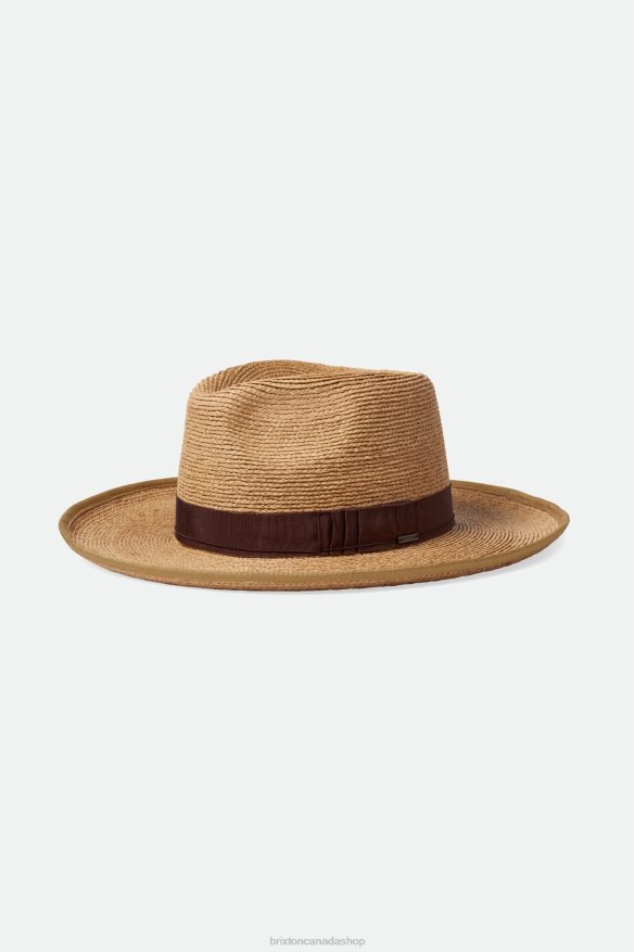 Brixton Accessories Tan Men Reno Straw Hat HFR00P180