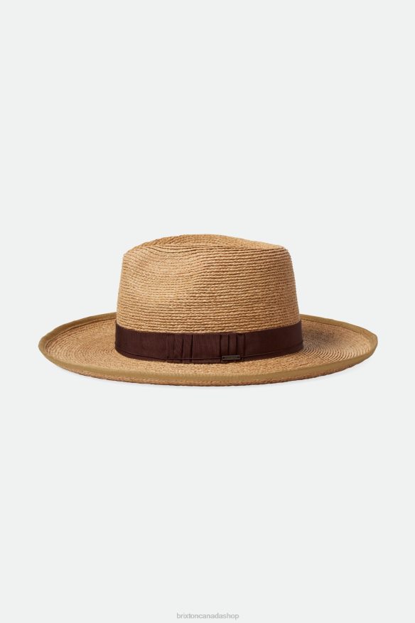 Brixton Accessories Tan Men Reno Straw Hat HFR00P180