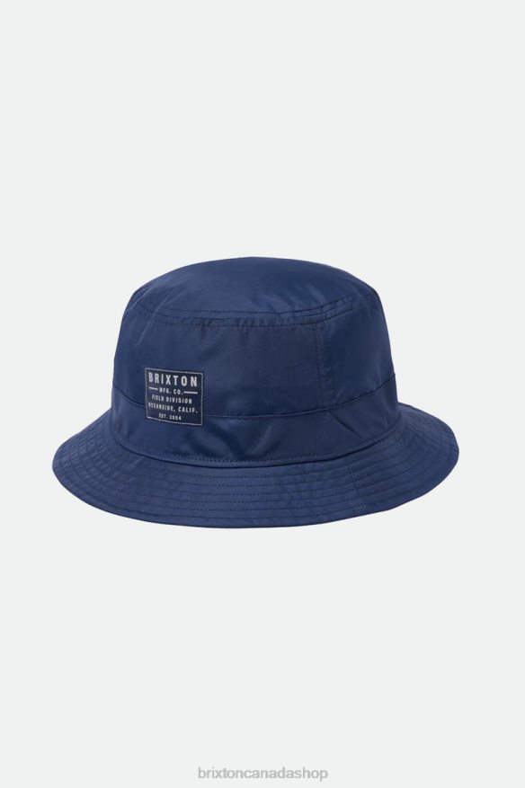 Brixton Accessories Washed Navy Men Vintage Nylon Packable Bucket Hat HFR00P310