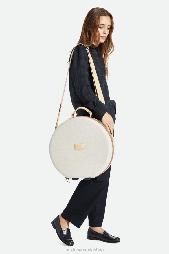 Brixton Accessories Cream/Beige Men Done Proper Fedora Travel Case HFR00P378