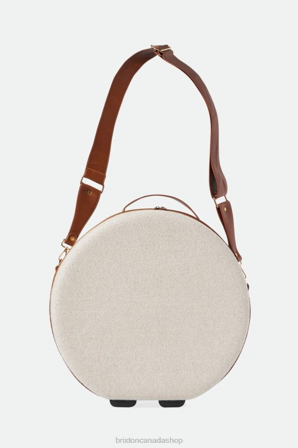 Brixton Accessories Cream/Beige Men Done Proper Fedora Travel Case HFR00P378