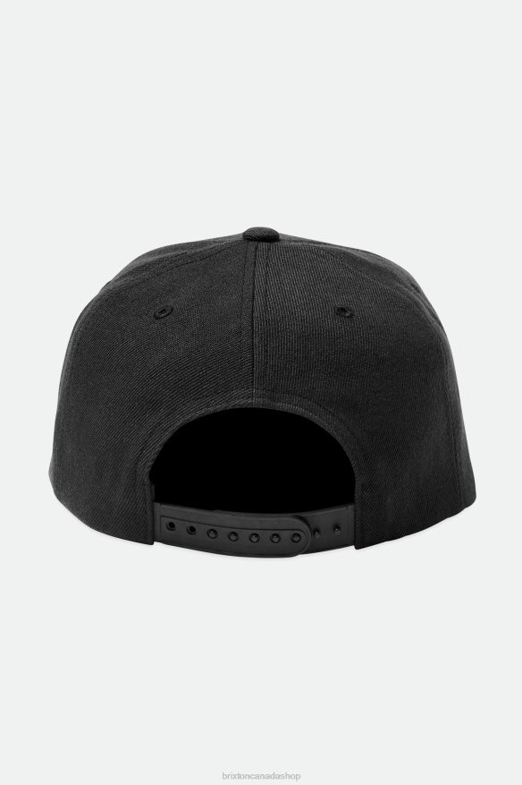 Brixton Accessories Black Men Alpha Square Netlpus MP Snapback HFR00P286