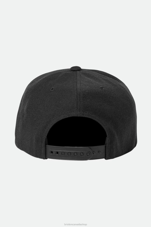 Brixton Accessories Black Men Oath III Snapback HFR00P242