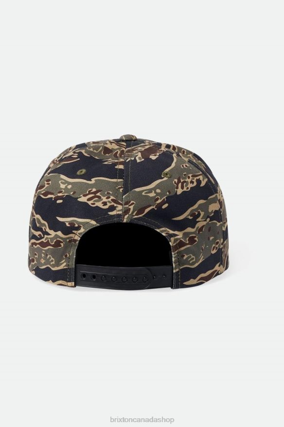 Brixton Accessories Tiger Camo Men Oath III Snapback HFR00P240