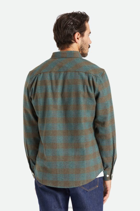 Brixton Apparel Ocean Men Bowery L/S Flannel HFR00P18